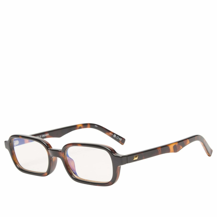 Photo: Le Specs Women's Pilferer Blue Light Optical Glasses in Tort/Blue Light Lens 