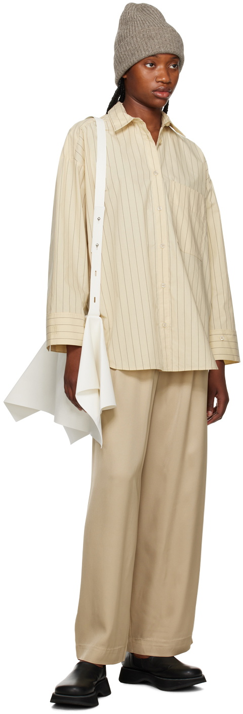 by Malene Birger Beige Piscali Trousers by Malene Birger