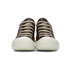 Rick Owens Brown Low Sneakers