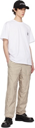 WOOYOUNGMI White Cotton Back Logo T-shirt