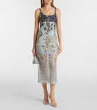 Là Fuori Nyx Bloom Aurora embellished cocktail dress