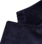 Caruso - Slim-Fit Unstructured Cotton-Blend Corduroy Suit Jacket - Blue
