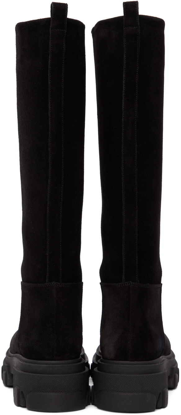 GIABORGHINI Black Perni 07 Suede Boots