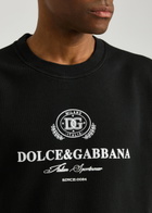 Dolce & Gabbana Logo-print Cotton Sweatshirt Black