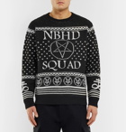 Neighborhood - Jacquard Knitted Sweater - Men - Black