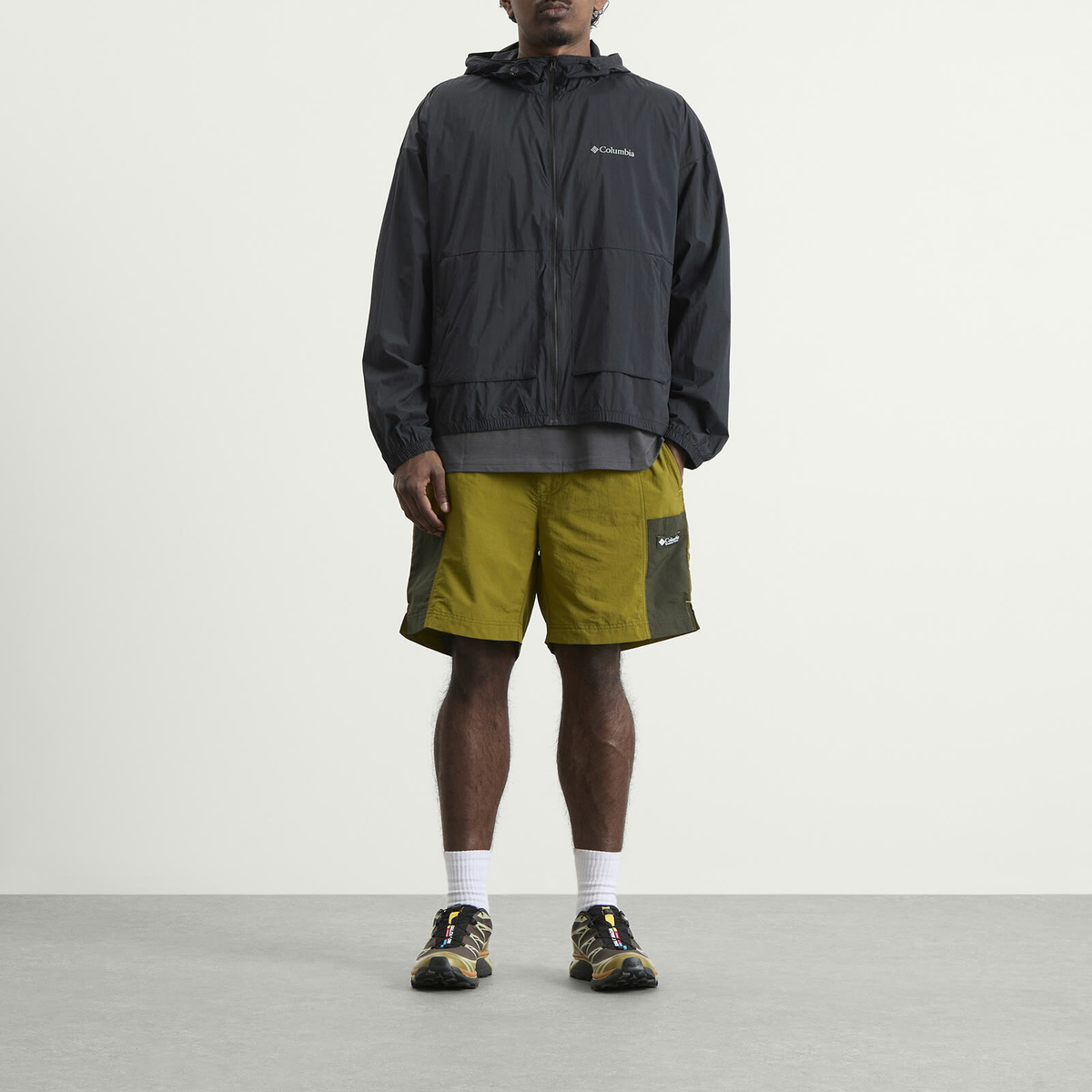 Columbia Men's Sequoia Grove™ Woven Shorts in Mossy Green Greenscape