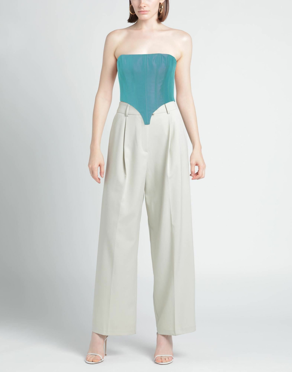Laquan Smith Womens Top Turquoise