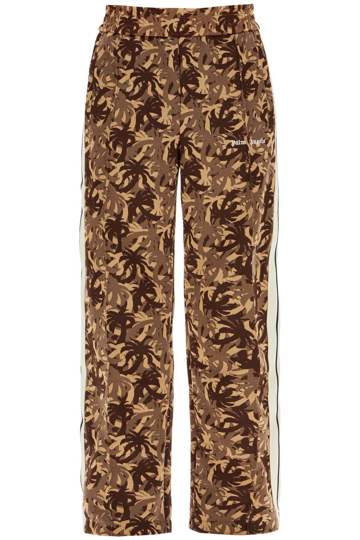 Palm Angels Black Cotton Palm Joggers main image 1