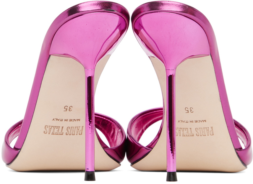 【関税込み】Paris Texas ピンク Lidia 70 ミュール Paris Texas Lidia Mule 70 in Dark Phard | REVOLVE