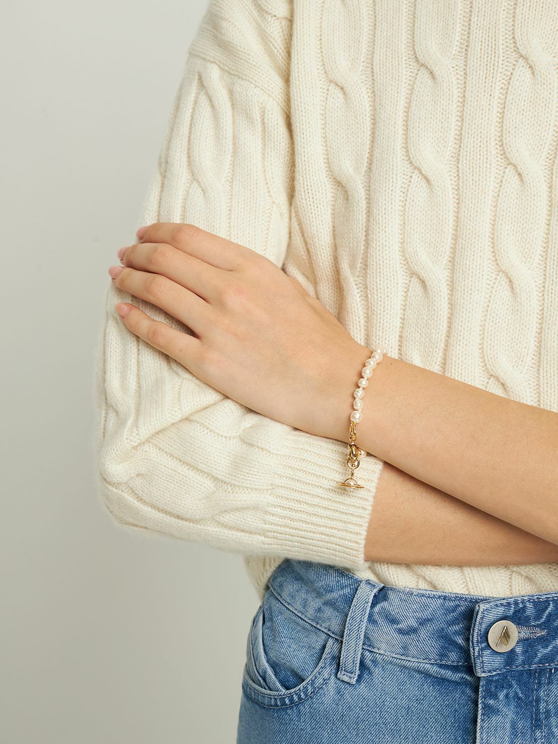 VIVIENNE WESTWOOD - Aleksa Imitation Pearl Bracelet Vivienne Westwood