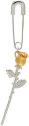 AMBUSH Silver Rose Charm Single Earring