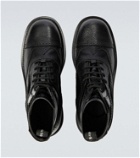 Alexander McQueen Brogue leather boots