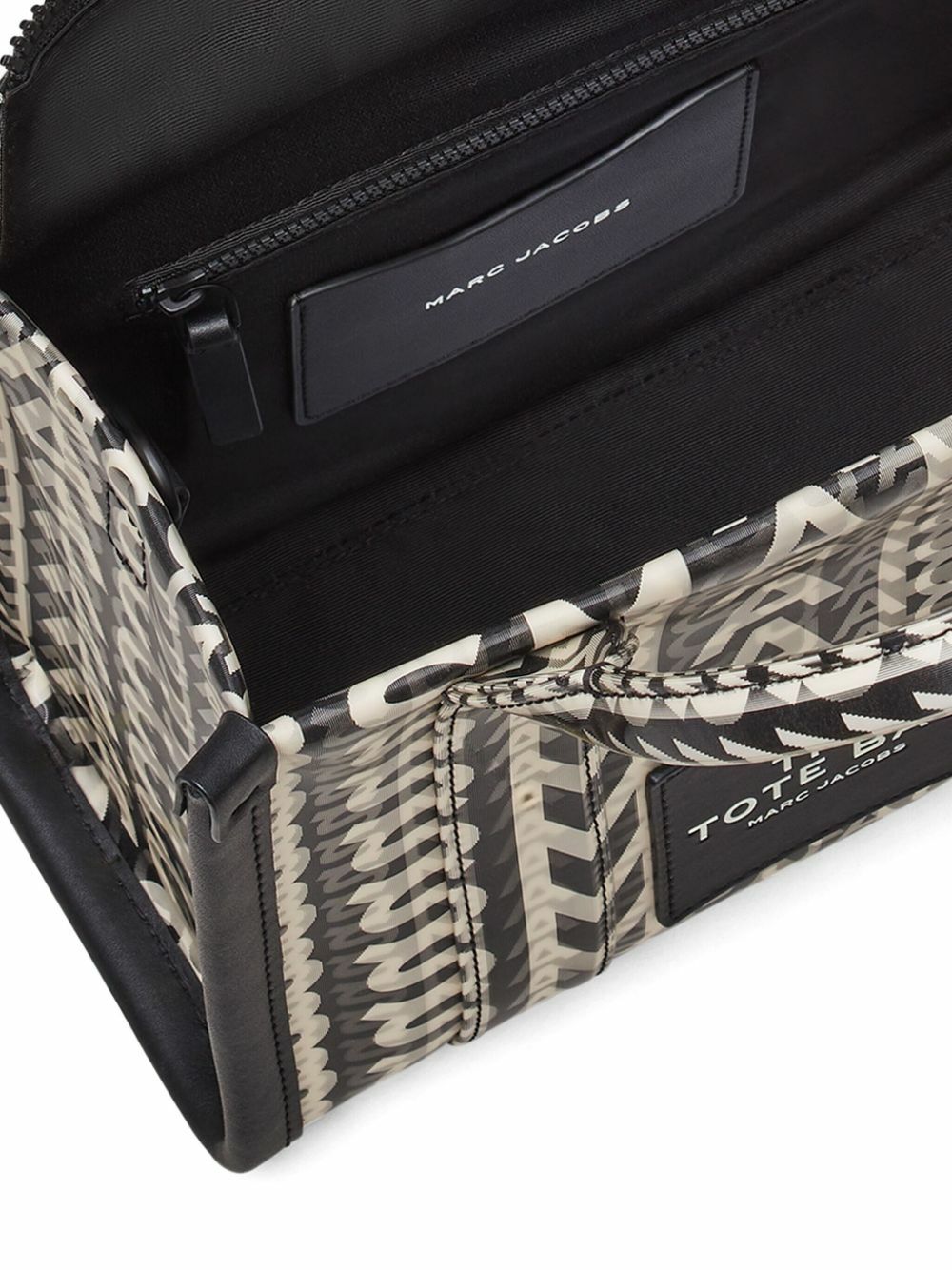 Marc Jacobs Black The Small Monogram-Lenticular Tote Bag