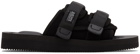 Suicoke Black MOTO-VS Sandals