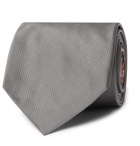 Paul Smith - 8cm Striped Silk Tie - Gray
