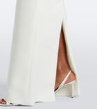 Safiyaa One-shoulder crêpe gown