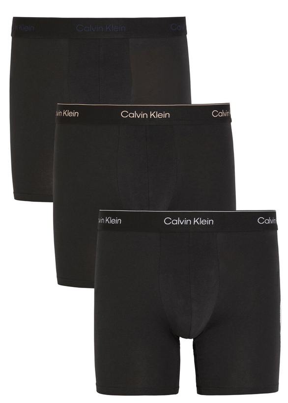 Photo: Calvin Klein Icon Stretch-cotton Boxer Briefs set of Three Black