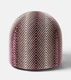 Missoni Ziggy velvet pouf