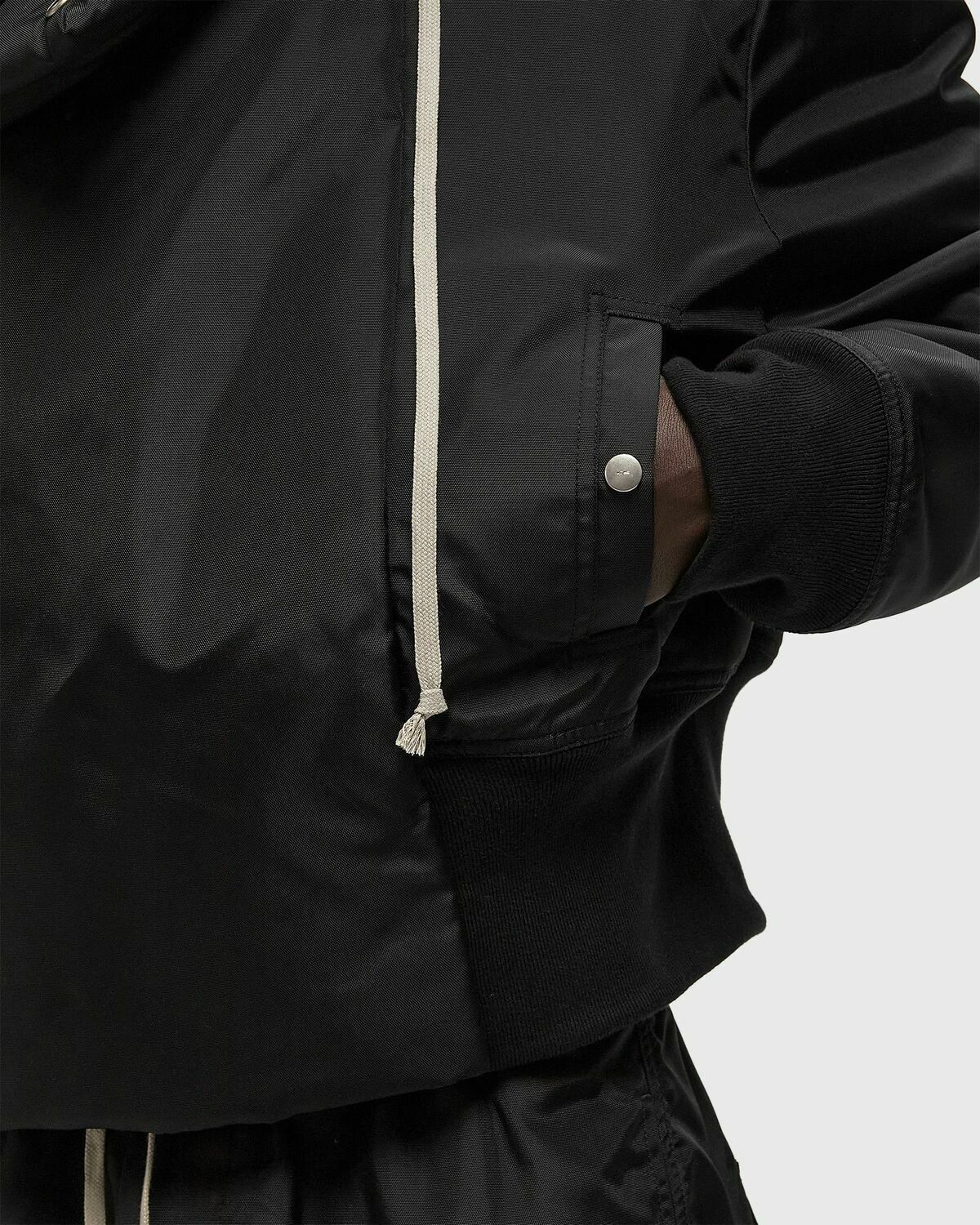 Rick Owens CROPPED ALICE PARKA Black Men