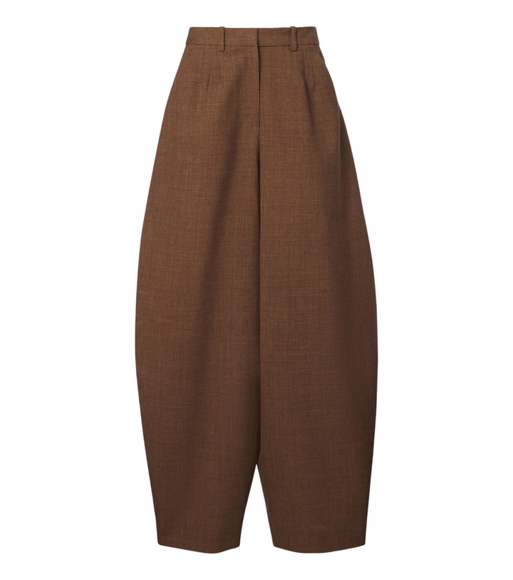 Photo: Magda Butrym Virgin wool barrel-leg pants