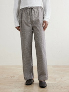 Derek Rose - Ledbury 96 Printed Cotton-Poplin Pyjama Trousers - Brown