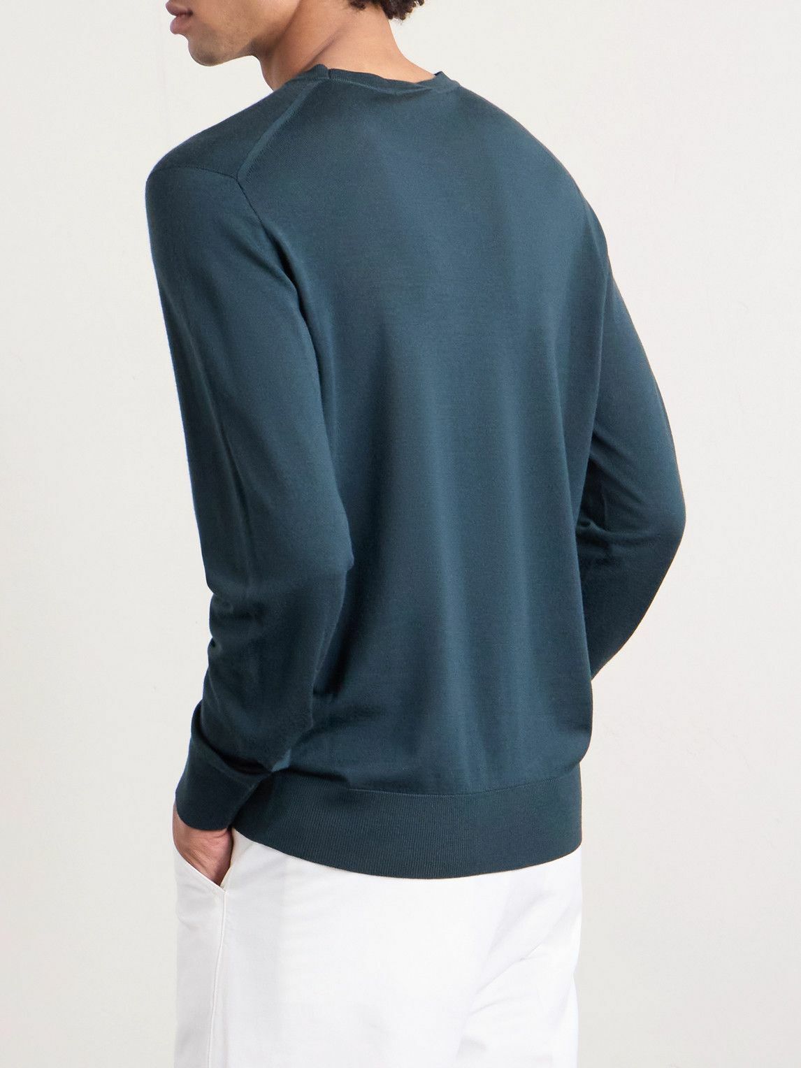 SEASE - Lasca Wish® Virgin Wool T-Shirt - Green