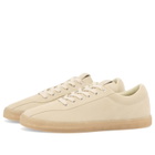 Stepney Workers Club Men's Surma Suede Sneaker in Oat