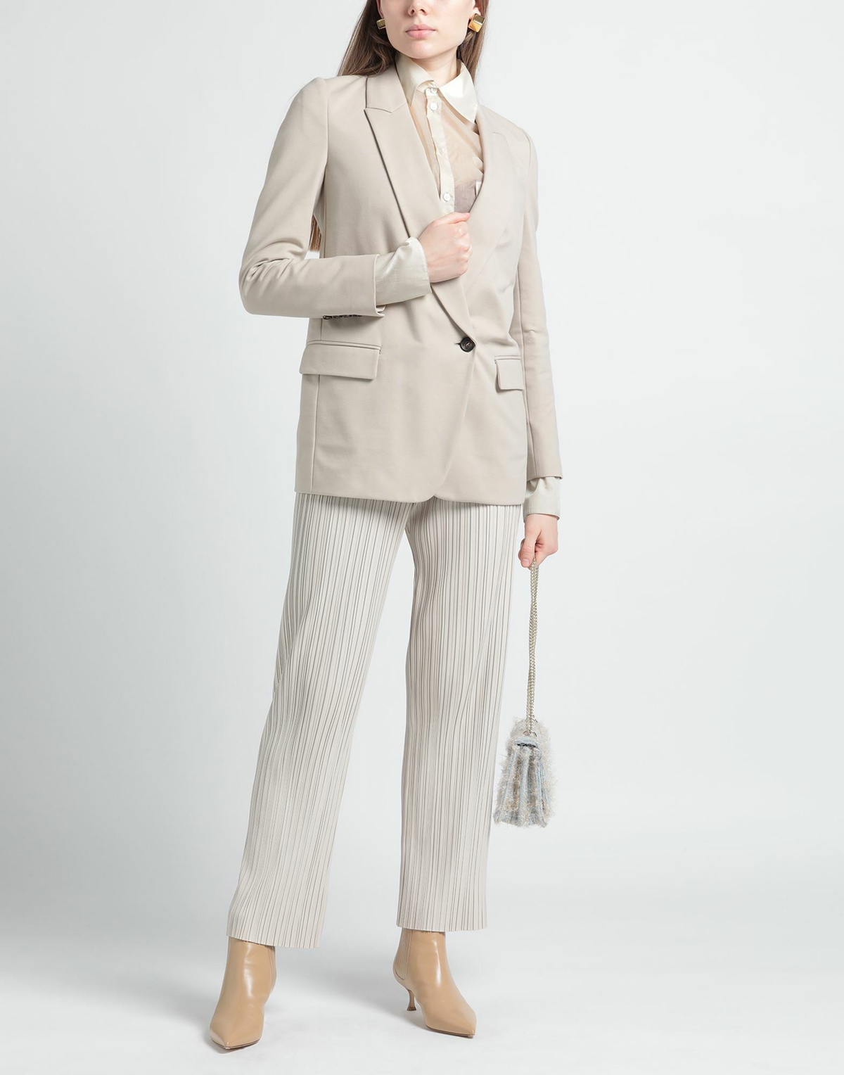 Brunello Cucinelli Womens Blazer in Beige