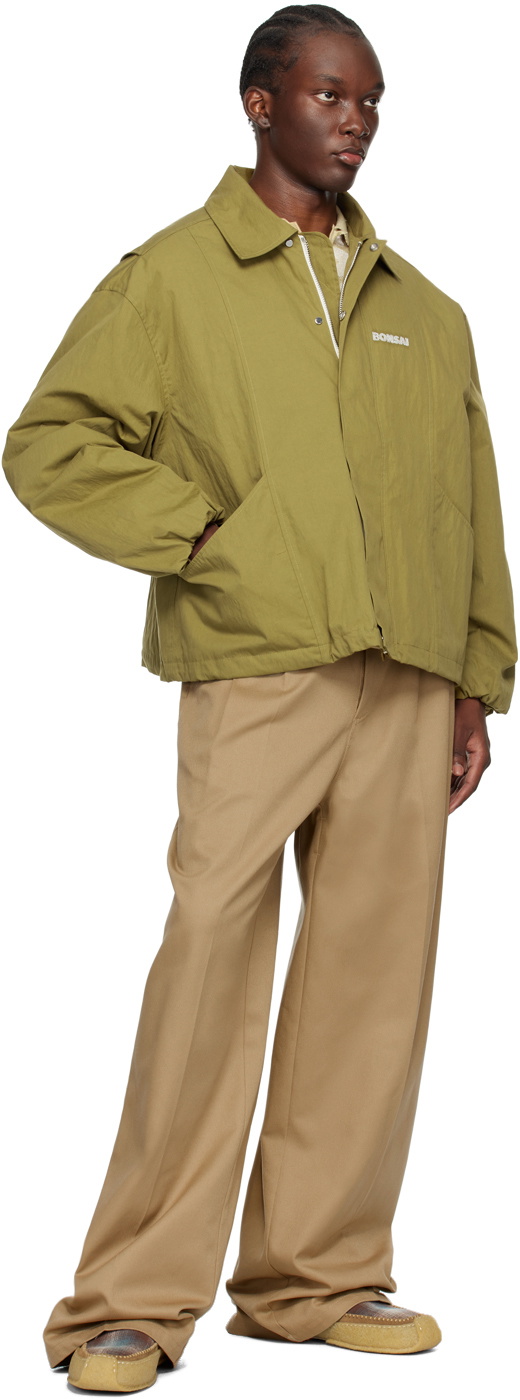 Bonsai Green Muschio Bomber Jacket