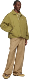 Bonsai Green Muschio Bomber Jacket