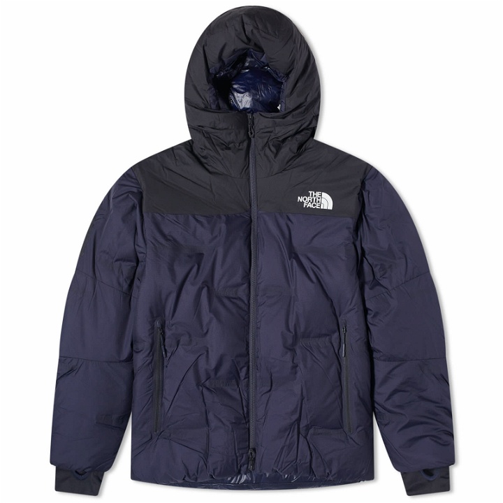 Photo: The North Face Men's x Undercover Cloud Down Nupste Jacket in Tnf Black/Aviator Navy