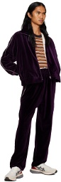Camiel Fortgens Purple Piped Track Jacket