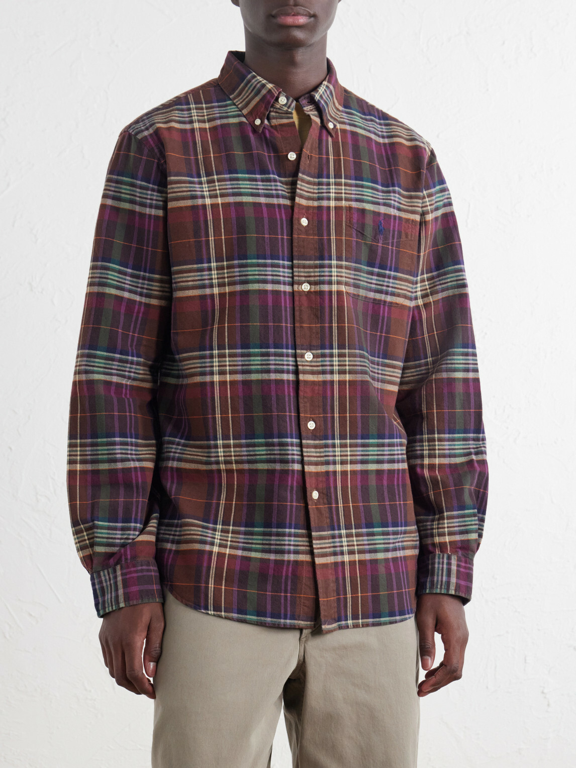 Polo Ralph Lauren - Button-Down Collar Logo-Embroidered Checked Cotton--Oxford Shirt - Red