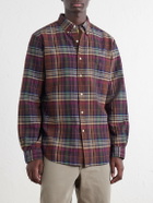 Polo Ralph Lauren - Button-Down Collar Logo-Embroidered Checked Cotton--Oxford Shirt - Red