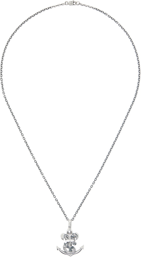 Photo: YOHJI YAMAMOTO Snake Anchor Pendant Necklace