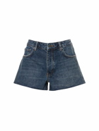 ANINE BING - Leya Cotton Denim Shorts