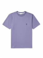 Norse Projects - Johannes Logo-Embroidered Organic Cotton-Jersey T-Shirt - Purple