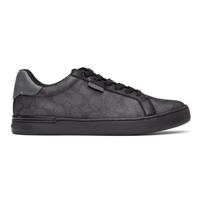 Photo: Coach 1941 Grey and Black Lowline Sneakers