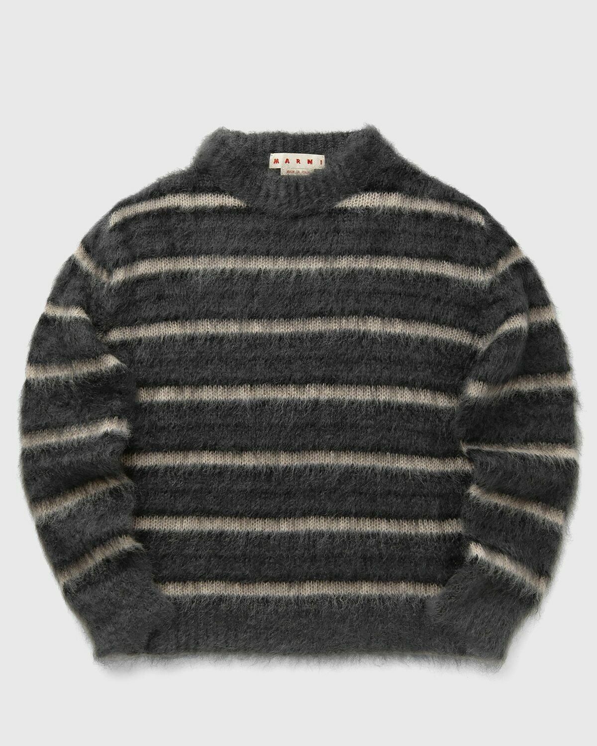 Marni ROUNDNECK SWEATER Grey Mens Pullover