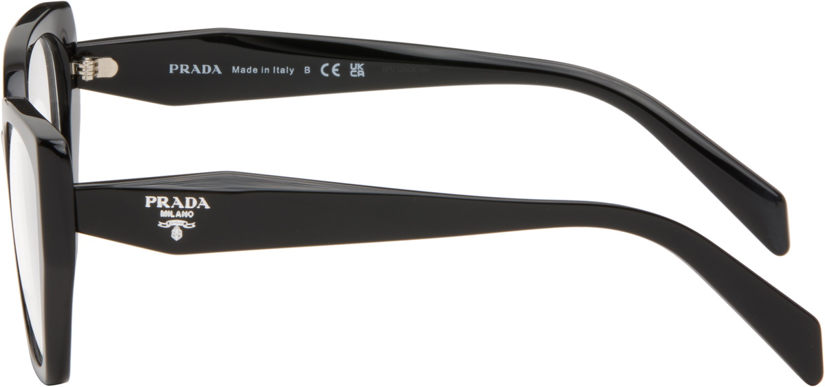 Prada Eyewear Black Cateye Glasses