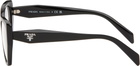 Prada Eyewear Black Cateye Glasses