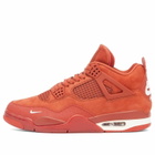 Air Jordan x Nigel Sylvester 4 Retro OG SP Sneaker in Firewood Orange/Sail/Cinnabar