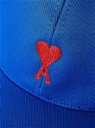 AMI PARIS - Logo-Embroidered Cotton-Gabardine Baseball Cap