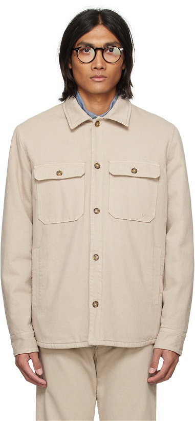 Photo: A.P.C. Taupe Alessio Jacket