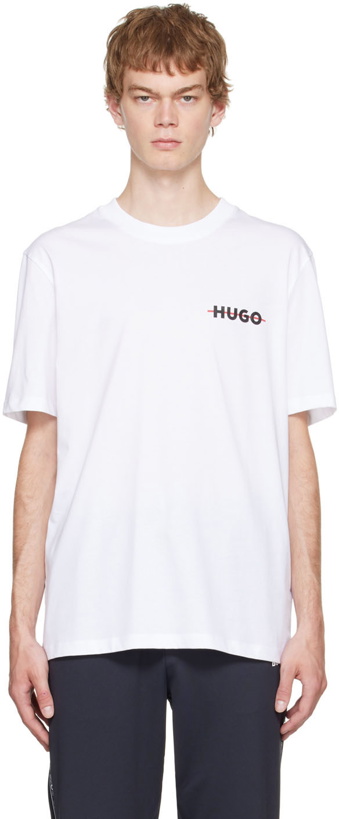 Photo: Hugo White Cotton T-Shirt
