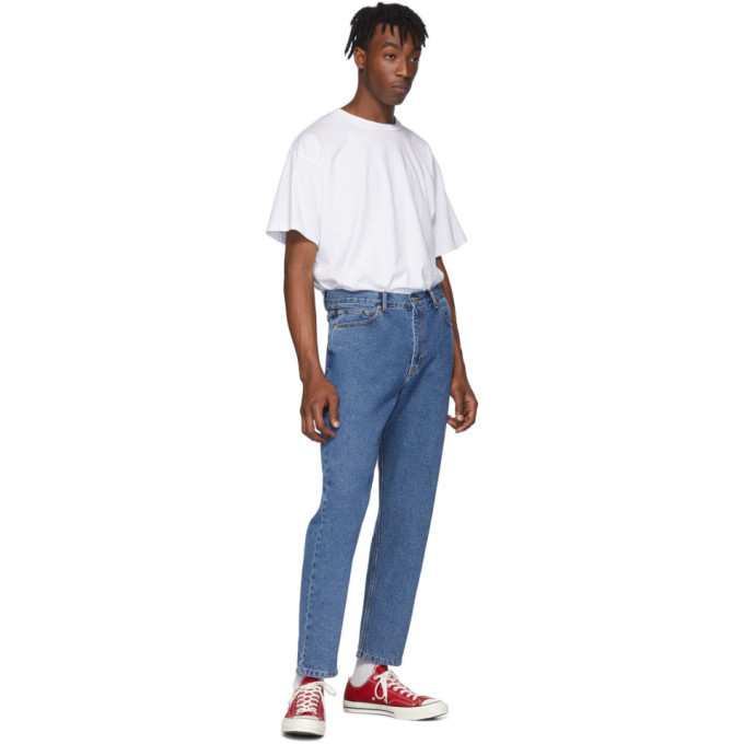 SECOND/LAYER Destroyed Denim Big Papi Baggy Fit Jeans - Stone Wash