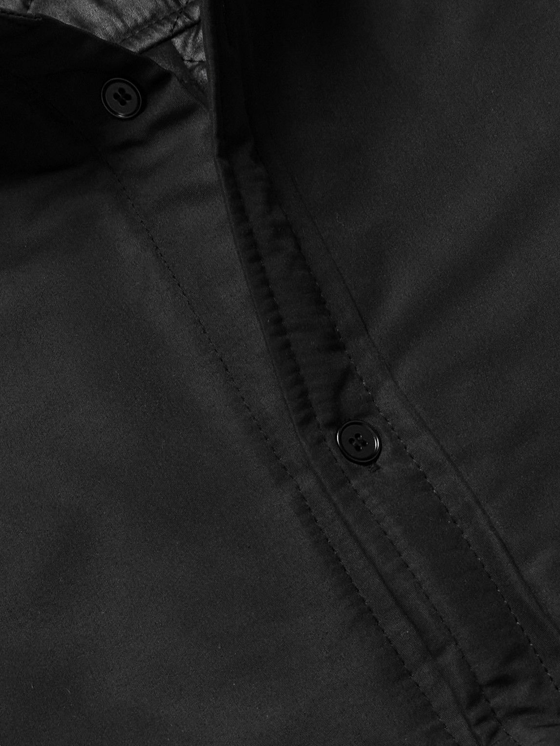The Frankie Shop - Dean Padded Nylon Overshirt - Black