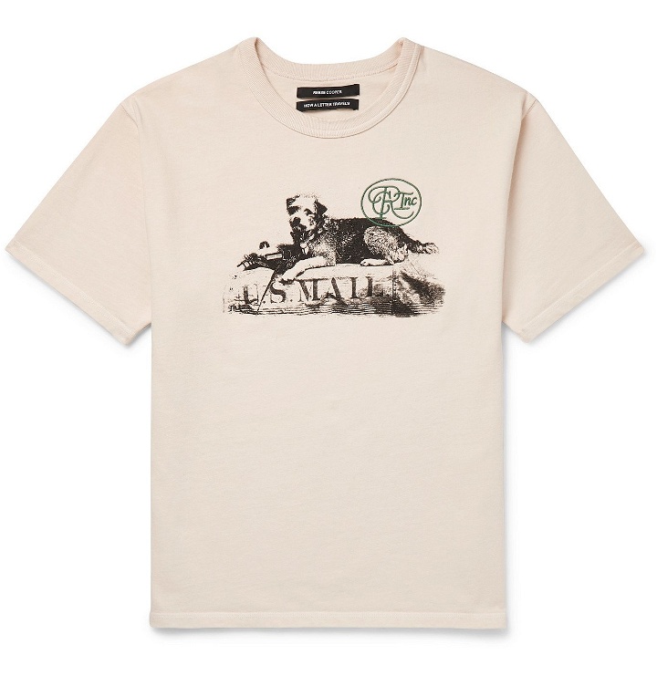 Photo: Reese Cooper® - Logo-Embroidered Printed Cotton-Jersey T-Shirt - White