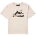Reese Cooper® - Logo-Embroidered Printed Cotton-Jersey T-Shirt - White
