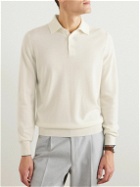 Brunello Cucinelli - Cashmere Polo Shirt - Neutrals
